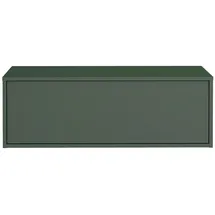 vente-unique Waschbeckenunterschrank hängend 94 x 32 cm Grün Matt
