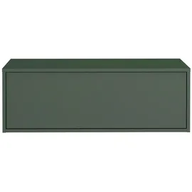vente-unique Waschbeckenunterschrank hängend 94 x 32 cm Grün Matt