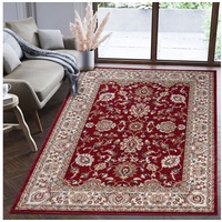Orientteppich Oriente Teppich - Traditioneller Teppich Orient Rot, Mazovia, 300 x 400 cm, Geeignet für Fußbodenheizung, Pflegeleicht, Wohnzimmerteppich rot 300 x 400 cm