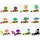 Roblox Grow A Garden Series 1 Rare Crops Bundle, Sammelfiguren mit Gartenbau-Szene