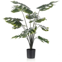 Emerald Monstera-Pflanze Künstlich 98 cm im Topf