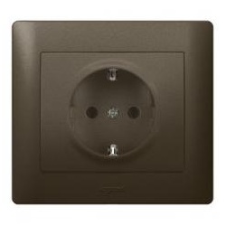 Steckdose  (SL) Galea dark bronze