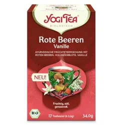 Yogi Tea Rote Beeren Vanille 17X2,0 g