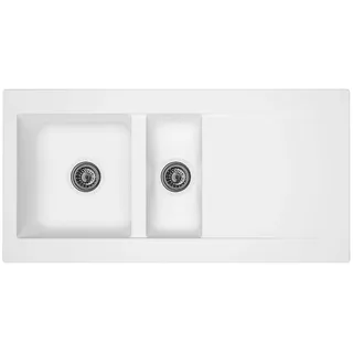 weiß + Handbetätigung