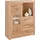 vogl möbelfabrik Highboard 107 x 40 x 135 cm Braun