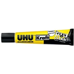 UHU Alleskleber Kraft FLEX + CLEAN, transparent, 42 g