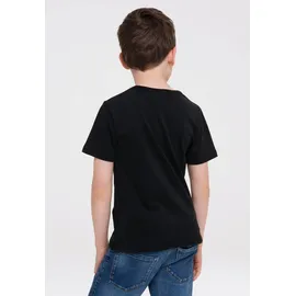LOGOSHIRT T-Shirt "Super Mario", Mädchen, Gr. 92, schwarz, 100% Baumwolle, bedruckt, normal, Rundhals, Shirts T-Shirt, mit lizenziertem Design