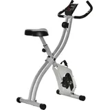 Homcom Heimtrainer mit 8 Wiederstandsstufen silber