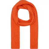 S.Oliver 2157274 Schal mit Rippstruktur, Damen, Orange, 1