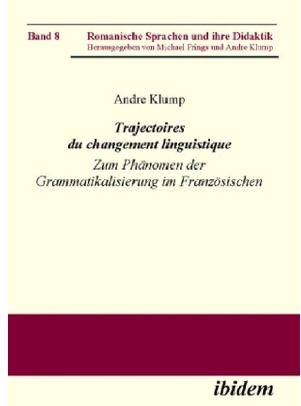 Trajectoires Du Changement Linguistique - Andre Klump, Gebunden