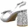 LAURA VITA Riemchensandaletten in Silber | Gr.: 40