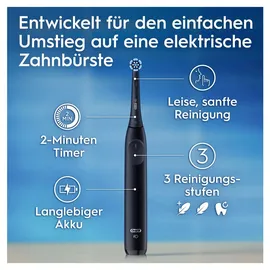 Oral-B iO Series 2 Night Black + 2. Handstück Forest Green
