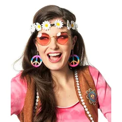 Hippiekostüm Accessoires Set