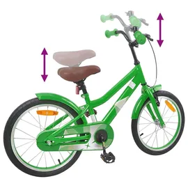 vidaXL Kinderfahrrad 18 Zoll grün