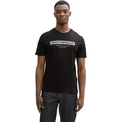 T-Shirt, mit verschiedenen Logo Prints, Gr. S, d. black, , 37637118-S