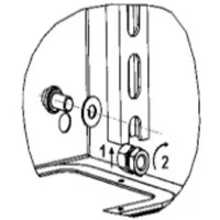 Schneider Electric NSYMD128 Symmetrischer Montagerahmen (7 Schienen) für Gehäuseabmess.
