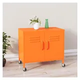 vidaXL Lagerschrank Aktenschrank 60x35x56 cm orange