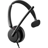 epos IMPACT 430 Mono-Headset - UC-Version, USB-C/-A, EPOS ActiveGard®-Technologie, Einseitiges Busylight, Lift-to-Mute Funktion, Stummschalt-LED am Mikrofon