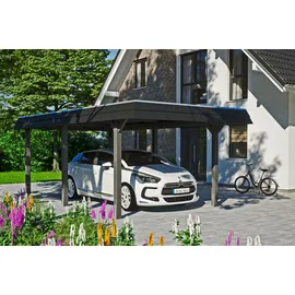 SKANHOLZ Carport Wendland 3,62 x 6,28 m schiefergrau inkl. EPDM-Dach