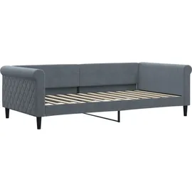 vidaXL Tagesbett 100 x 200 cm Dunkelgrau