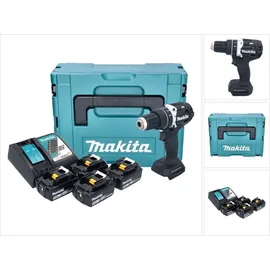 Makita DHP484T4JB inkl. 4 x 5,0 Ah + Ladegerät +  Makpac