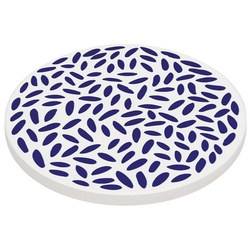ZASSENHAUS Topfuntersetzer »Untersetzer aus Keramik 11cm Nordic Drops«, Stück, 1-tlg., Topfuntersetzer rund mit Muster blau|weiß