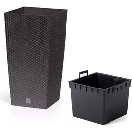 Prosperplast Rato Square 40 x 40 x 75 cm braun