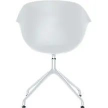 Paperflow 2 meet powered by PAPERFLOW Schalenstühle MOON CHMOONX2.13.13 weiß Kunststoff