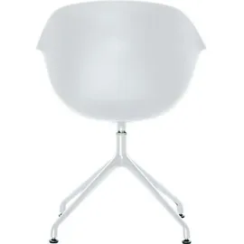 Paperflow 2 meet powered by PAPERFLOW Schalenstühle MOON CHMOONX2.13.13 weiß Kunststoff