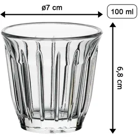 LA Rochère France Espressoglas 0,1 l 6-tlg.