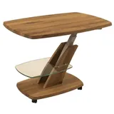 58 aufm Kessel FUNKTIONSTISCH Catalina höhenverstellbar 90x60x47 Massivholz Wildeiche | Gr.: onesize