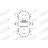 Walker Gummistreifen, Abgasanlage 82786