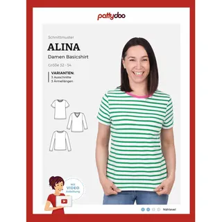 Pattydoo Papierschnittmuster Basicshirt Alina