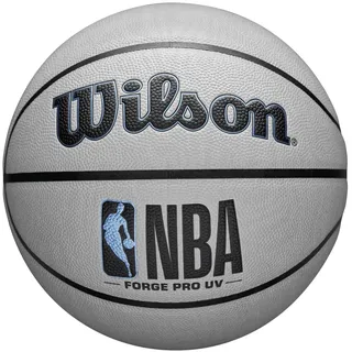 Wilson NBA Forge Pro UV Indoor/Outdoor Basketball, Sand, 7