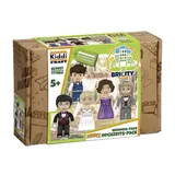 KiddiCraft KC1407 KIDDIZ Figuren-Pack: Hochzeit - Klemmbaustein-Figuren