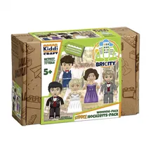 KiddiCraft KC1407 KIDDIZ Figuren-Pack: Hochzeit - Klemmbaustein-Figuren