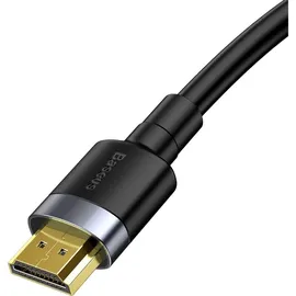 Baseus Kabel HDMI 2.0, Baseus Cafule, Full HD 4K/60Hz 18Gb/s, 1m, Schwarz