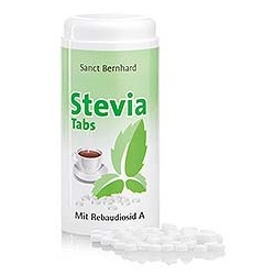 Stevia-Tabs mit Rebaudiosid A - 40 g