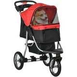 PawHut Hundewagen Stahl, 600D Oxford-Gewebe