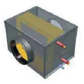 s & p (soler & palau) BA-AF 630 L Kühlregister Kaltwasser DN630