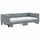 vidaXL Tagesbett 90 x 200 cm Hellgrau