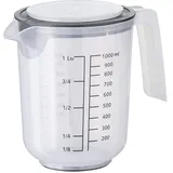 APS Messbecher mit Deckel transparent