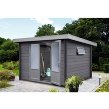 Wolff Finnhaus WPC Trend C 3,4 x 2,79 x 2,22 m grau