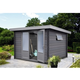 Wolff Finnhaus WPC Trend C 3,4 x 2,79 x 2,22 m grau