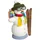 Kuhnert Räuchermann Schneemann 13 cm mehrfarbig
