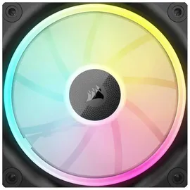 Corsair iCUE LINK LX120 RGB - Gehäuselüfter – Inklusive iCUE LINK System Hub – Schwarz