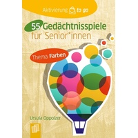 Verlag an der Ruhr 55 Gedächtnisspiele mit Farben für Senioren und Seniorinnen