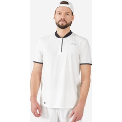 Herren Tennis T-Shirt - Dry+ cremefarben, weiß, S