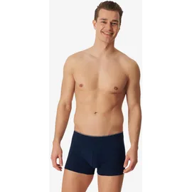 SCHIESSER Retro Boxershorts unifarben blau M 5er Pack