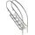 Ideal Edelstahl Eichenwald Pooltreppe Modell 08.2 Miami Swing Beckentiefe 1399mm Ausladung 1338mm 5 ABS-Stufen